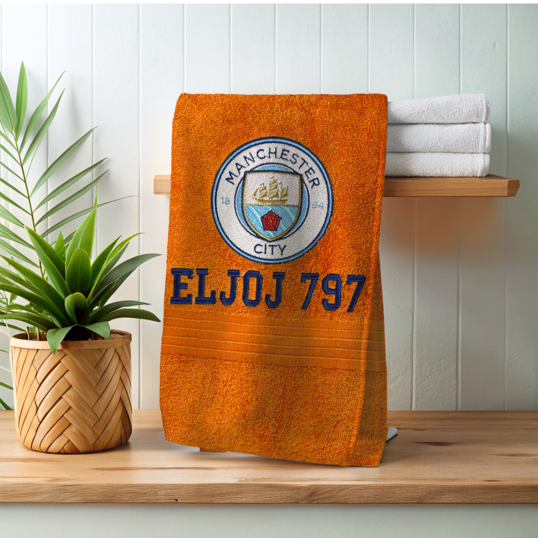 Manchester city personalized Towel