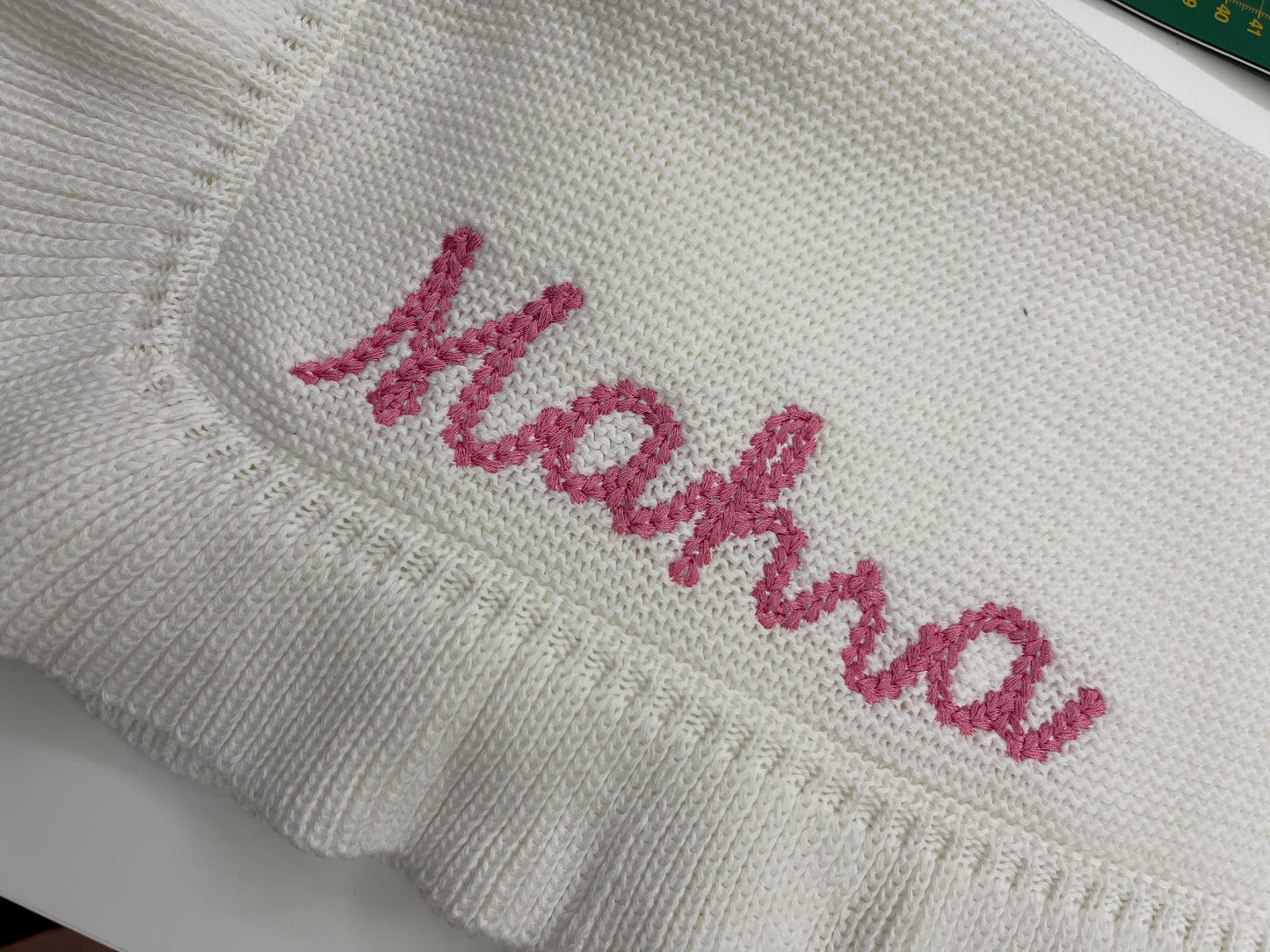 Personalized Baby Blanket
