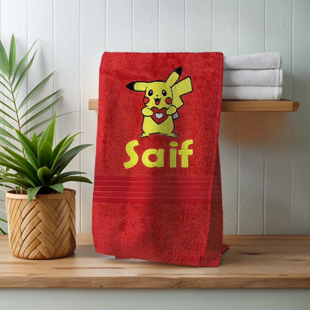 Pokemon personalized Towel