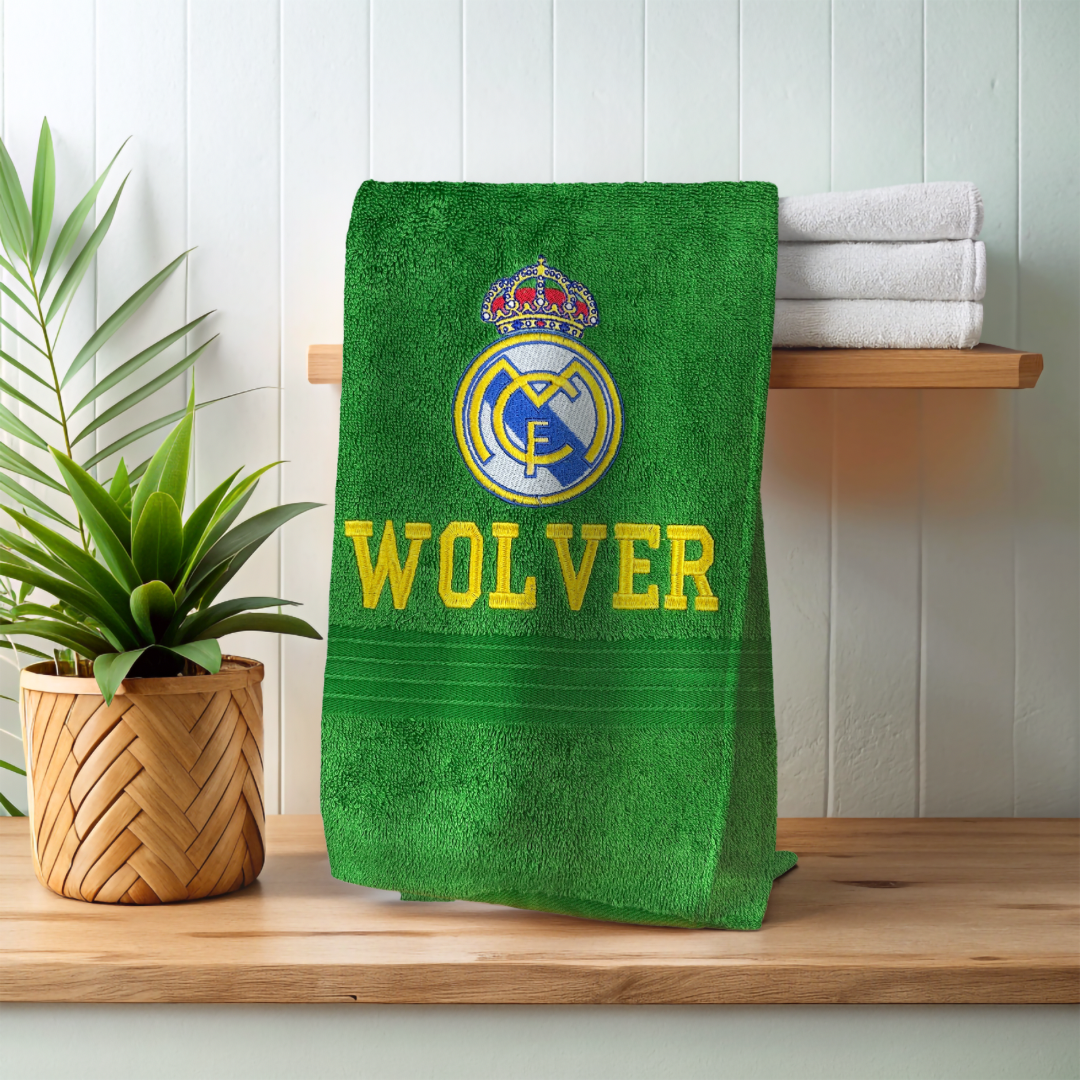 The Real Madrid FC personalized Towel