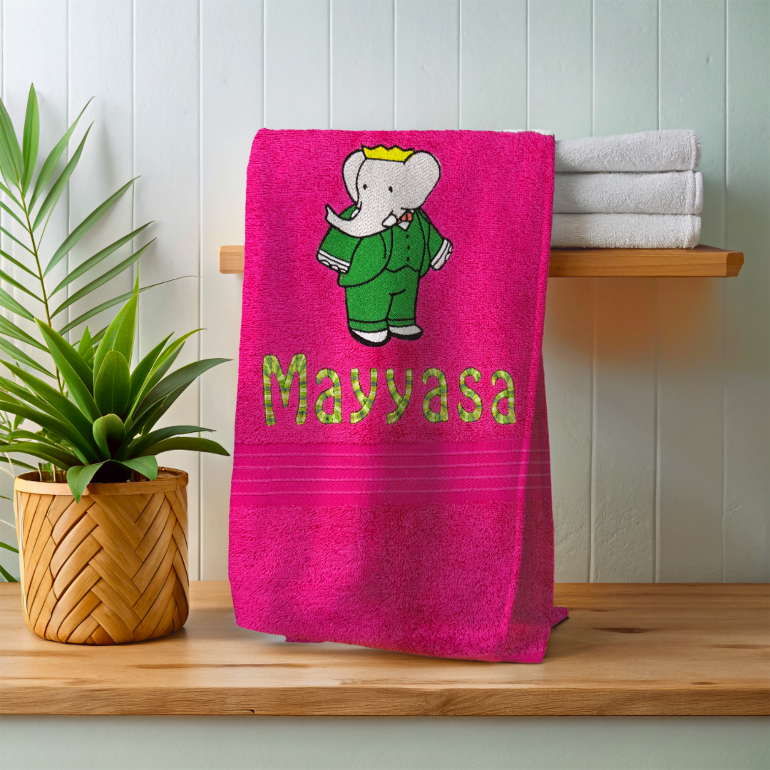 Babar elephant towel