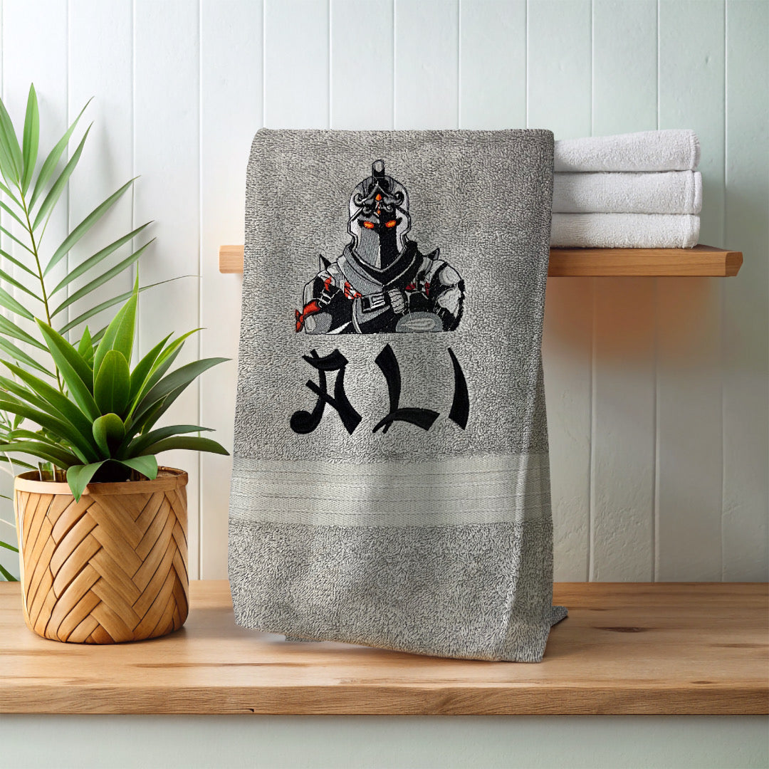 Black knight personalized Towel