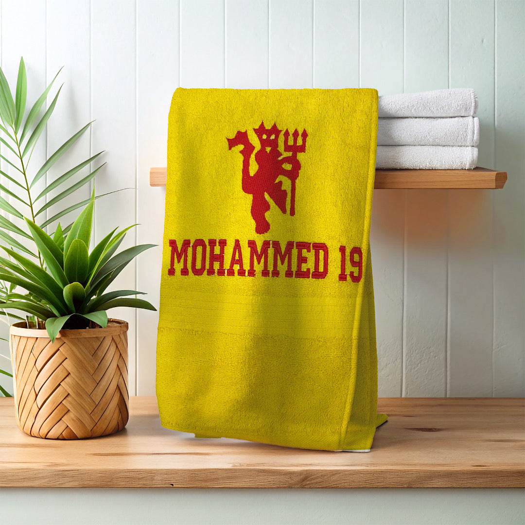 Manchester United fans customized towel