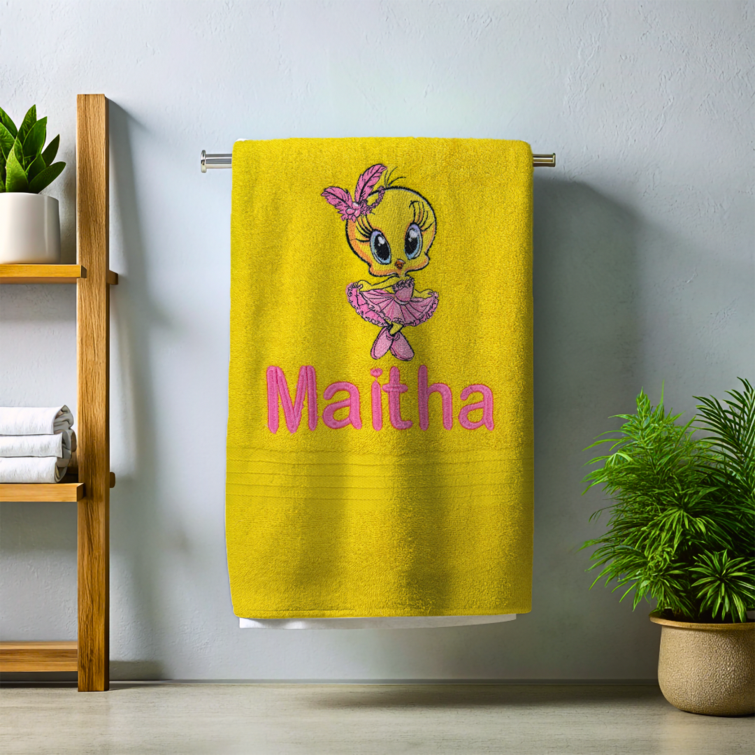 .Tweety customized towel
