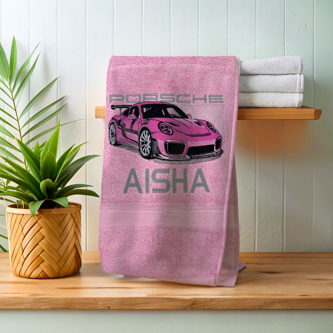 Girli car bath towel
