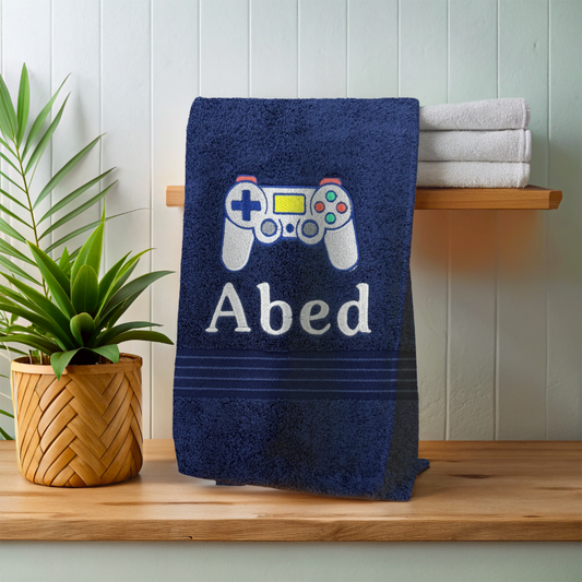 Play station customized towel