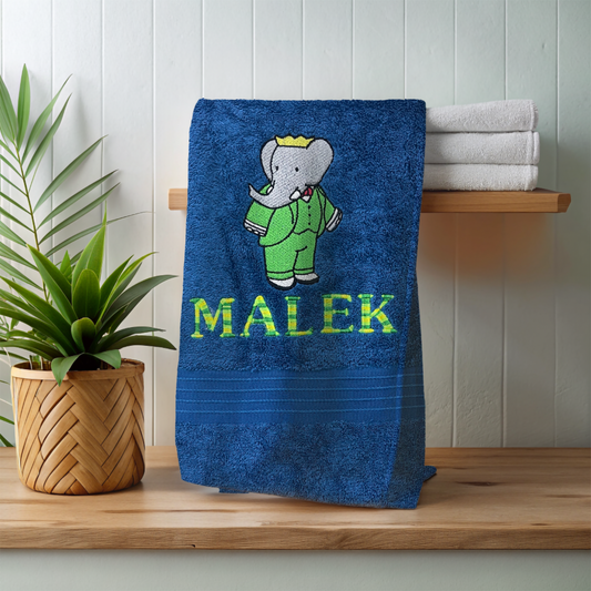 Babar elephant towel