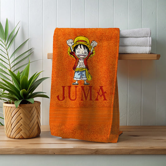 Luffy (one piece ) personalized Towel