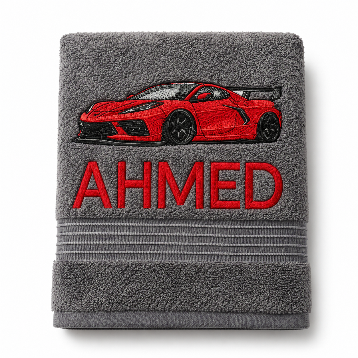 Corvette customized towel