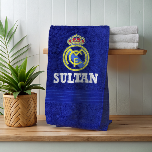 a Real Madrid FC personalized Towel