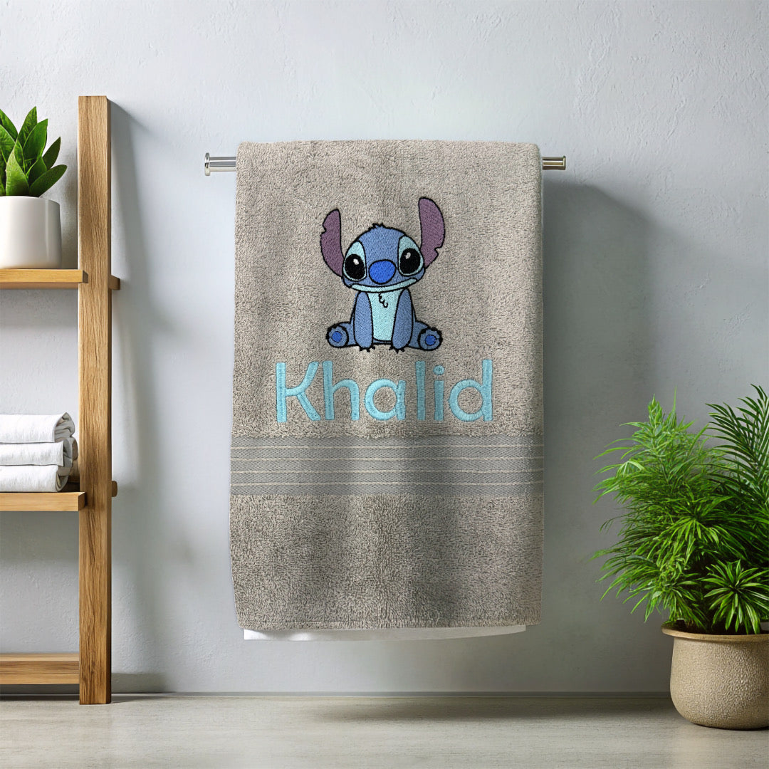 Stitch portrait towel