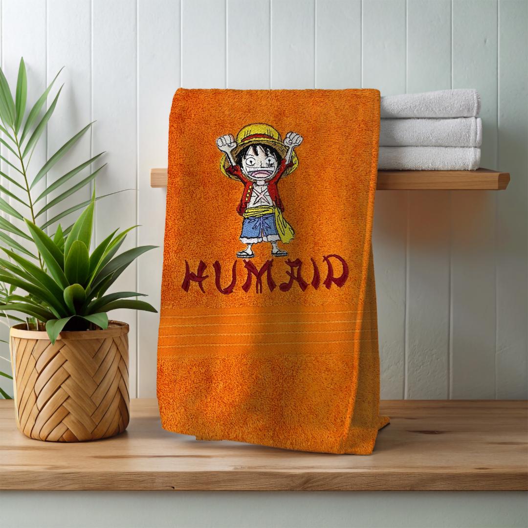 Luffy (one piece ) personalized Towel