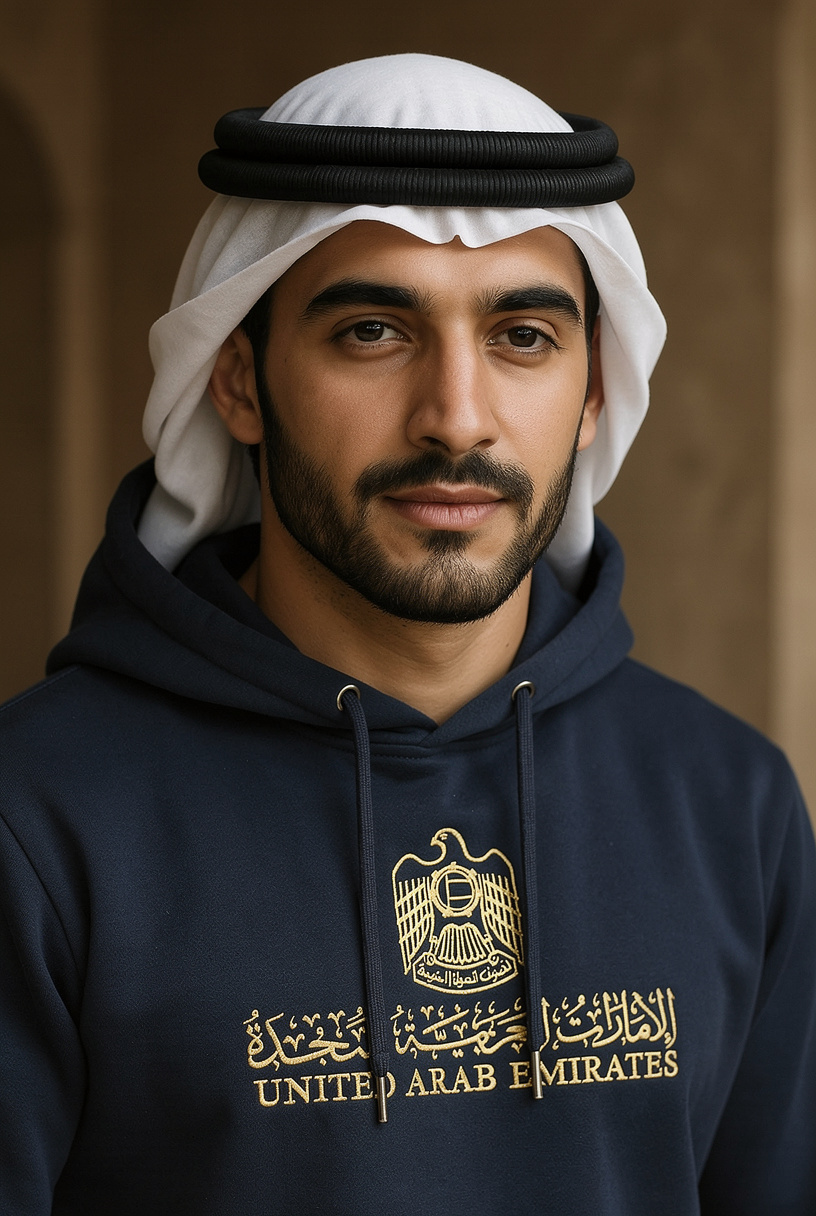 The United Arab Emirates passport Hoodie