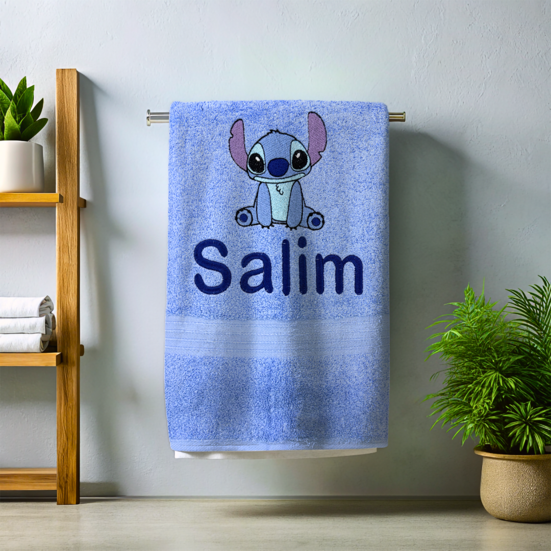 Stitch portrait towel