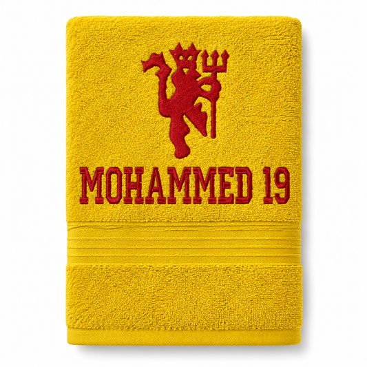 Manchester United fans customized towel